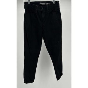 Signature By Levi Strauss & Co. High Rise Ankle Skinny Pants Black Size 2-W26